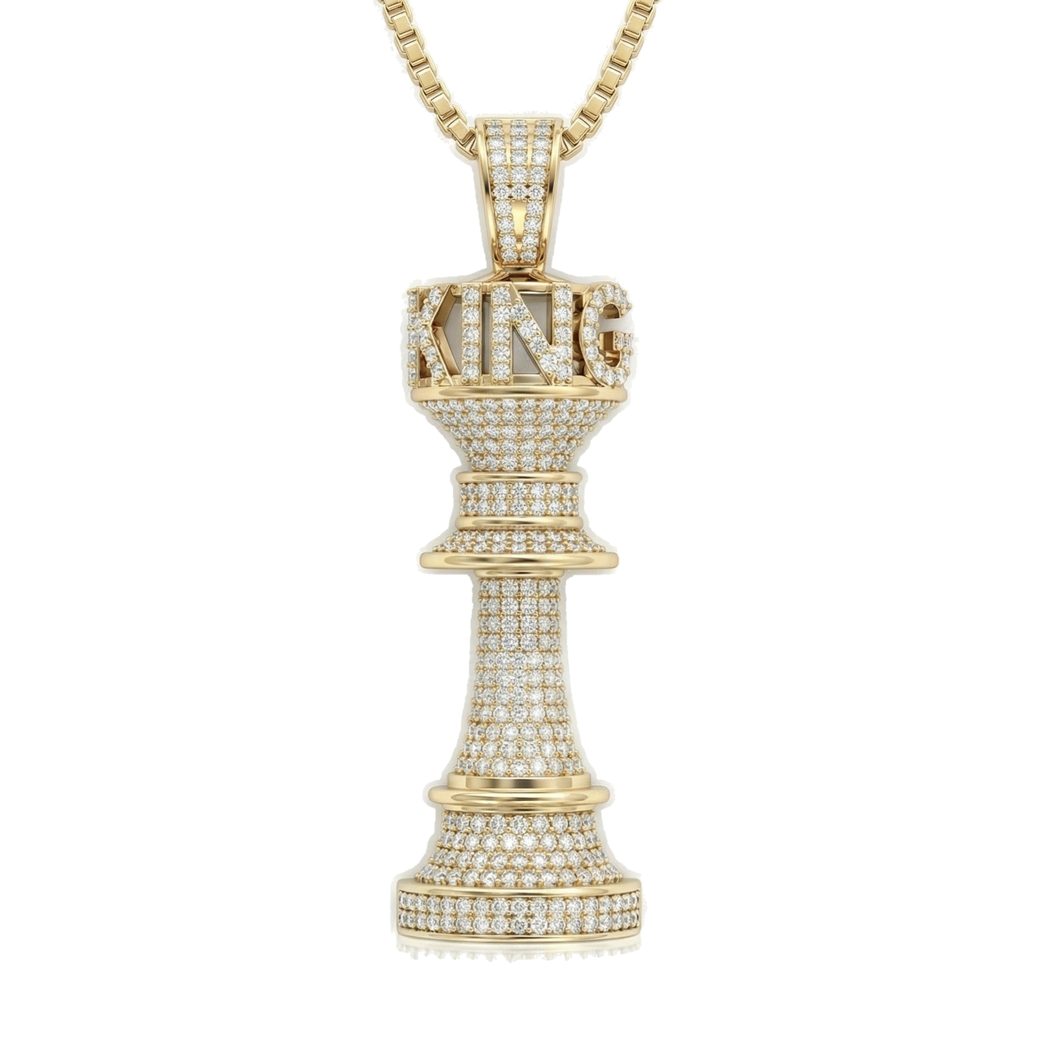 4.70 ct EF VS Lab Grown Diamond Sport Pendant in 14k Yellow Gold