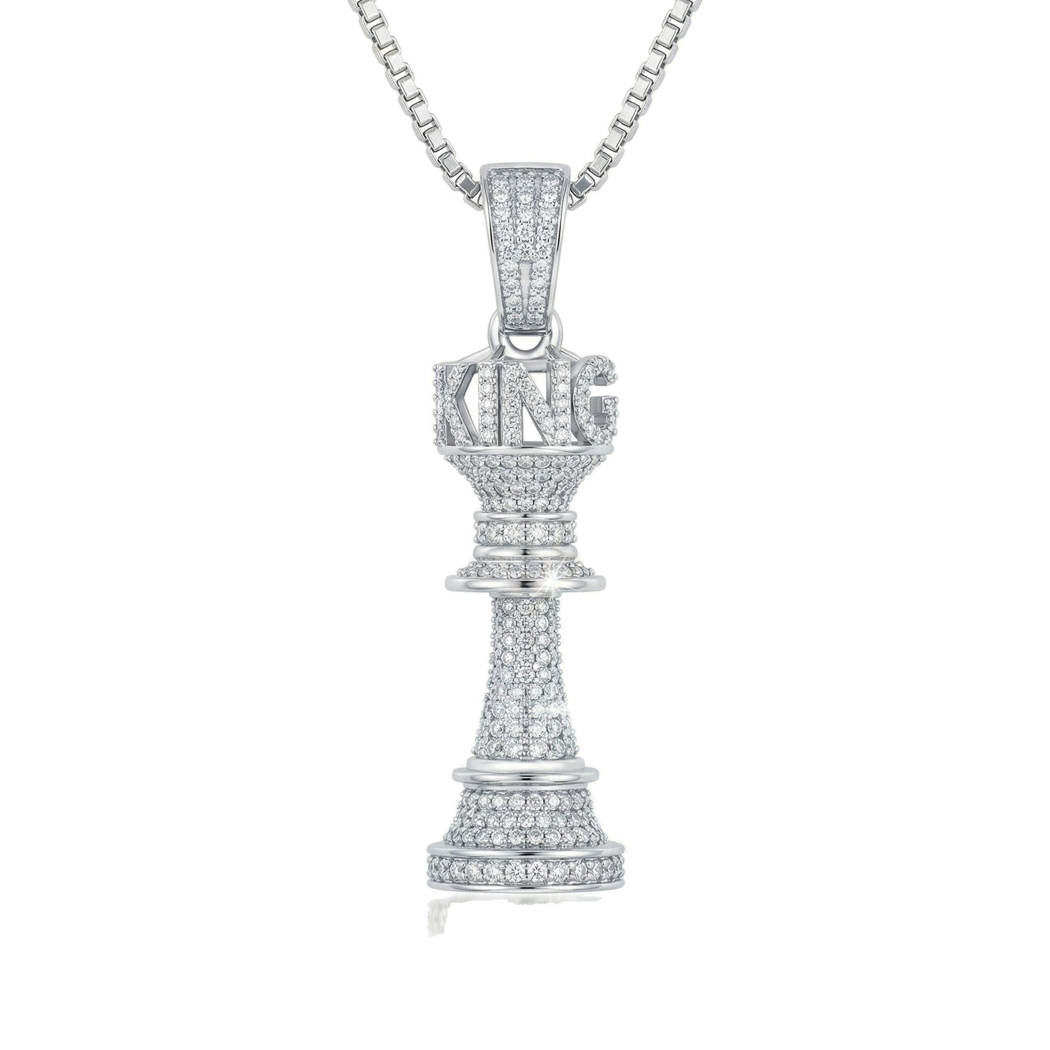 1.25 ct EF VS Lab Grown Diamond Sport Pendant in 10k White Gold