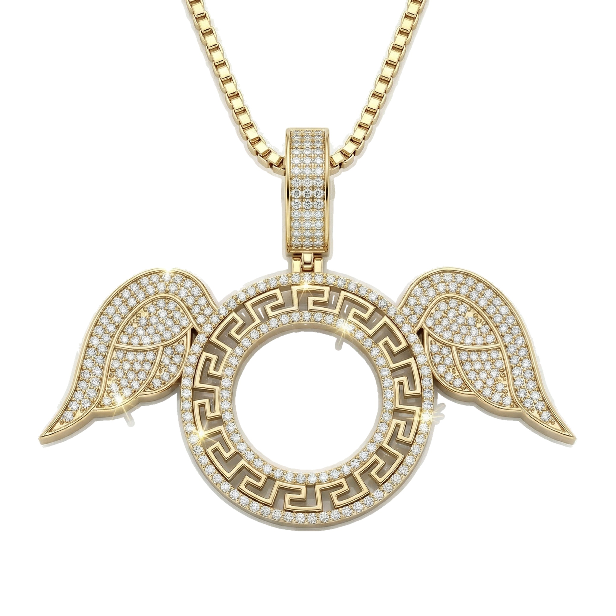1.60 ct EF VS Lab Grown Diamond Memory Pendant in 14k Yellow Gold