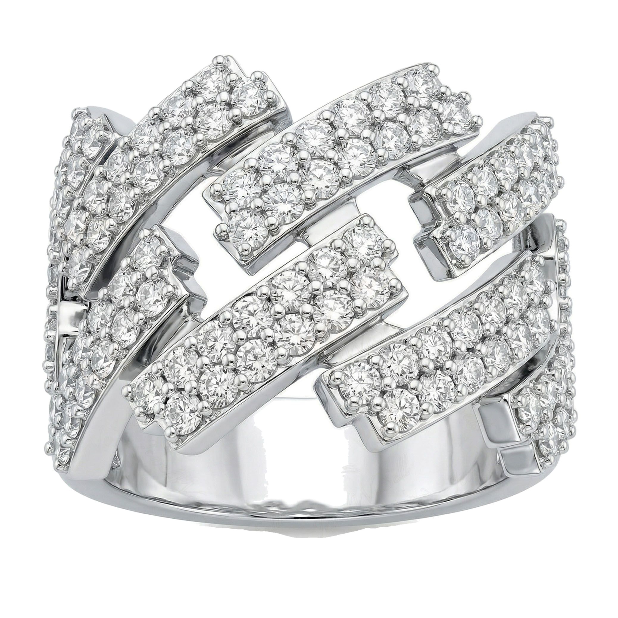 2.50 ct EF VS Moissanite Mens Cuban Ring in 925 Sterling SIlver _ Sz0875 100917
