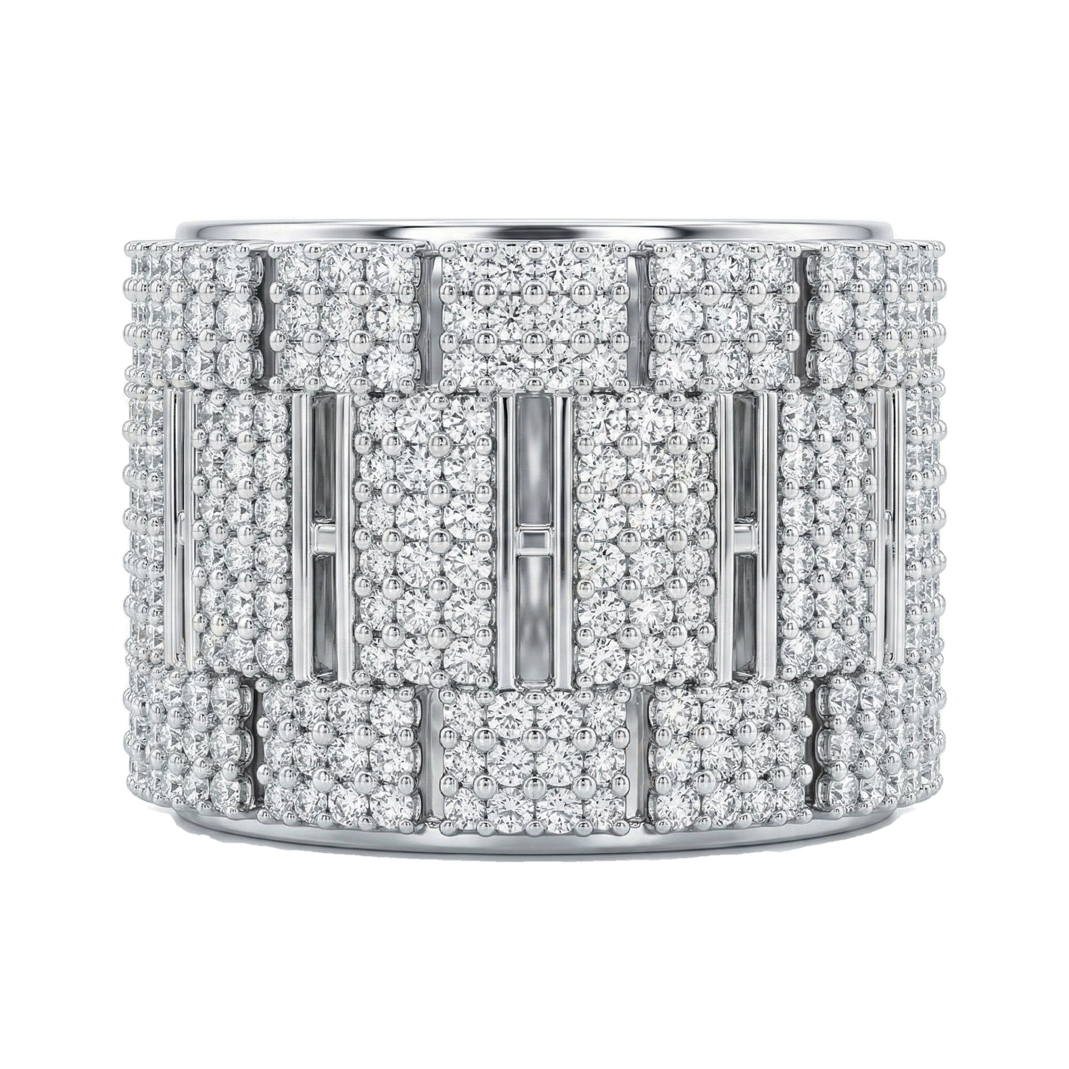 1.50 ct EF VS Moissanite Mens Statement Ring in 925 Sterling SIlver _ Sz0850 101504