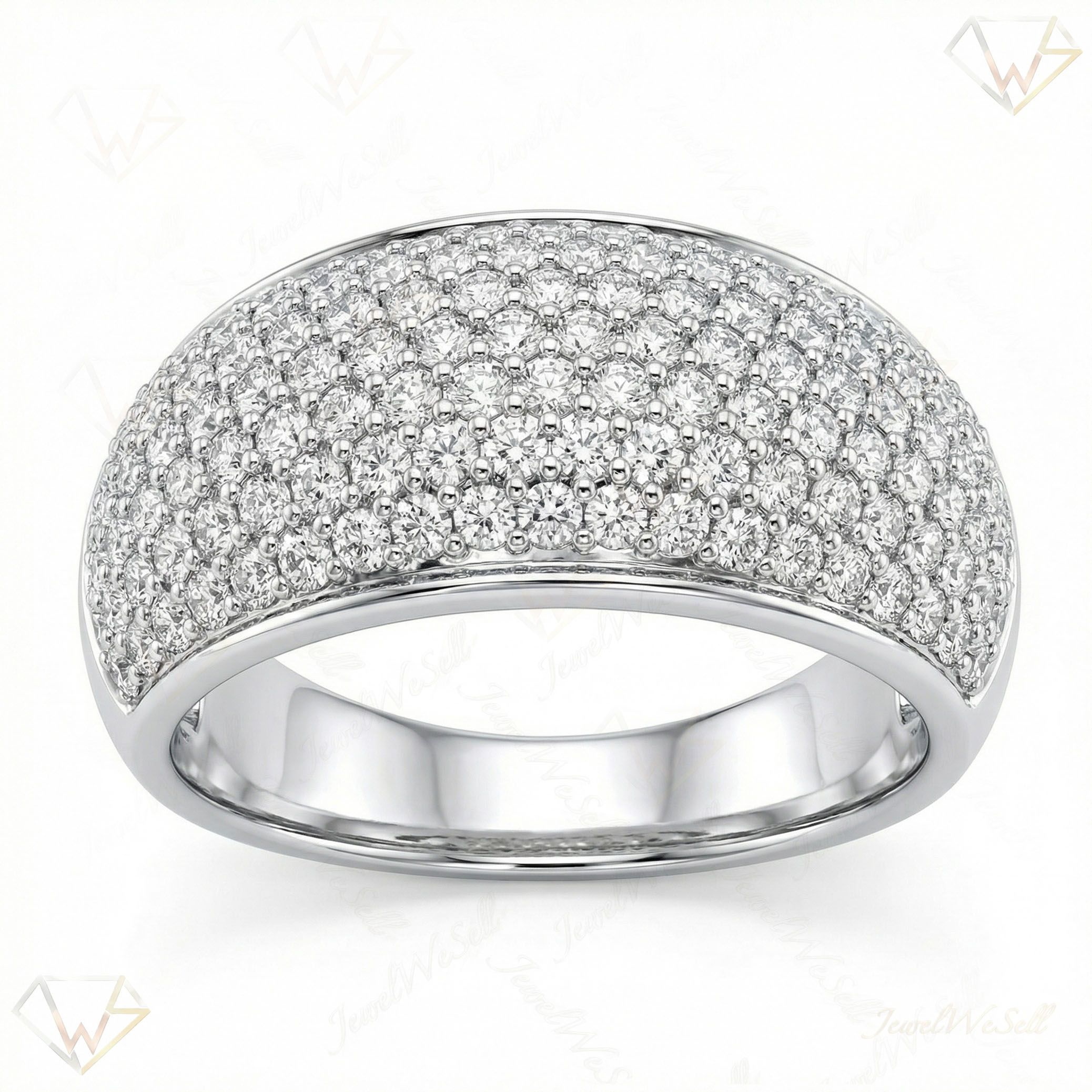 0.90 ct EF VS Moissanite Mens Wedding Band in 925 Sterling SIlver _ Sz0525 101615
