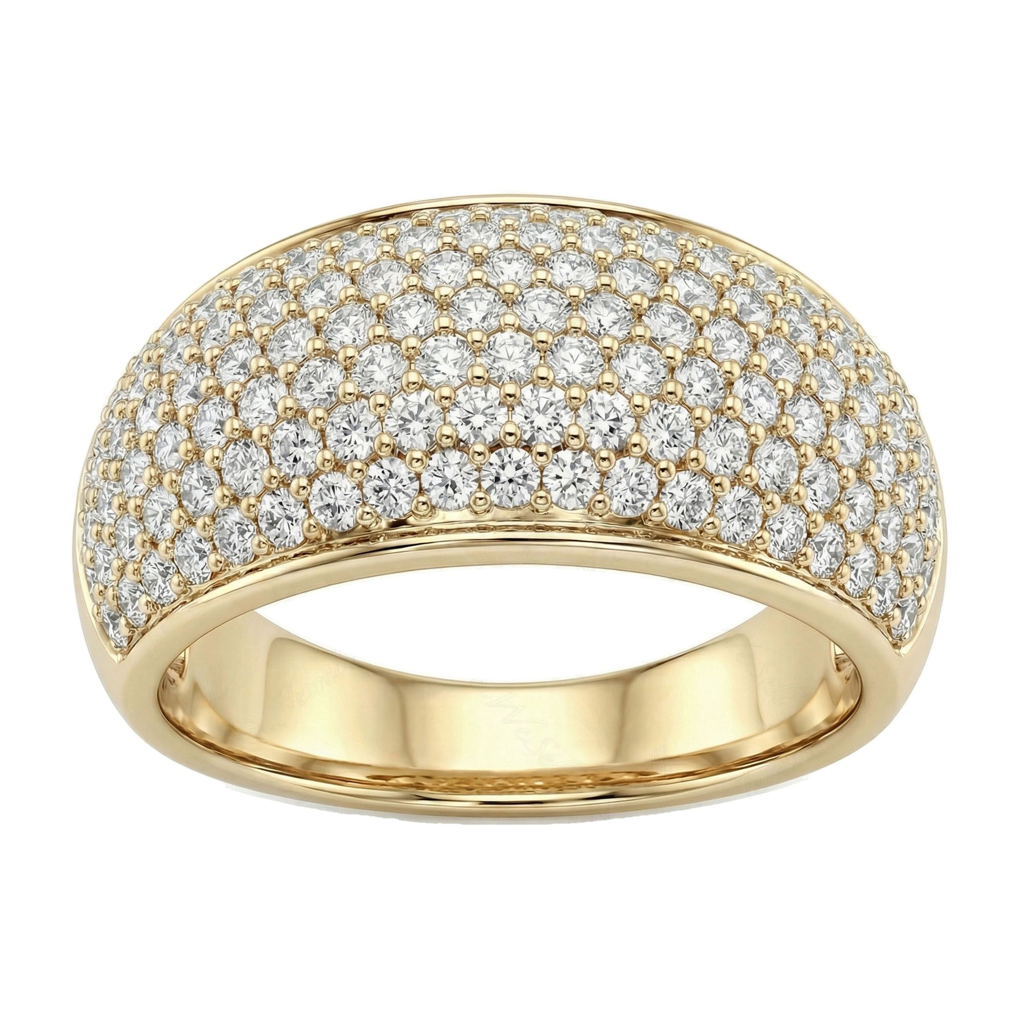 0.90 ct EF VS Lab Grown Diamond Mens Wedding Band in 10k Yellow Gold _ Sz0400 101615