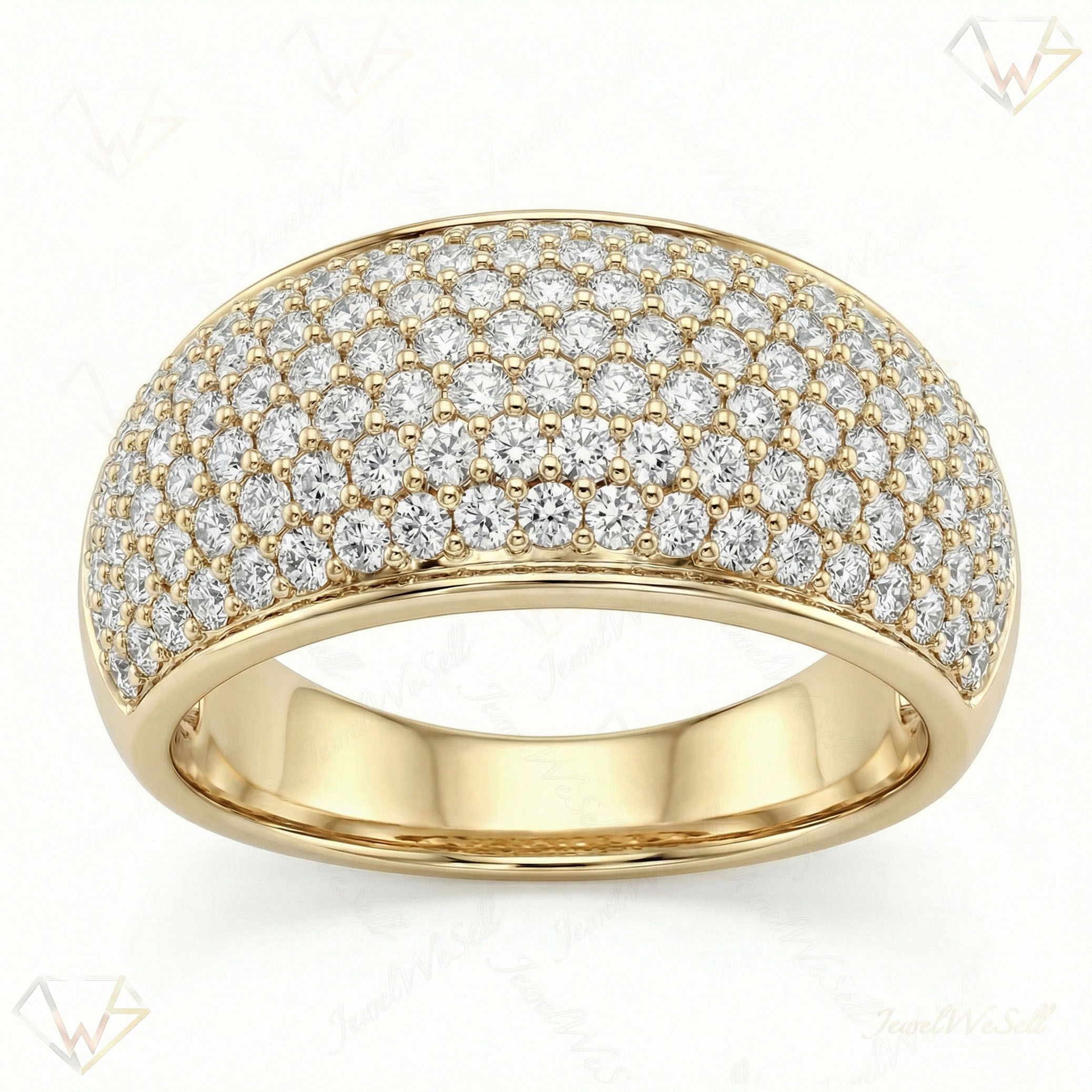 0.90 ct EF VS Lab Grown Diamond Mens Wedding Band in 14k Yellow Gold _ Sz0475 101615