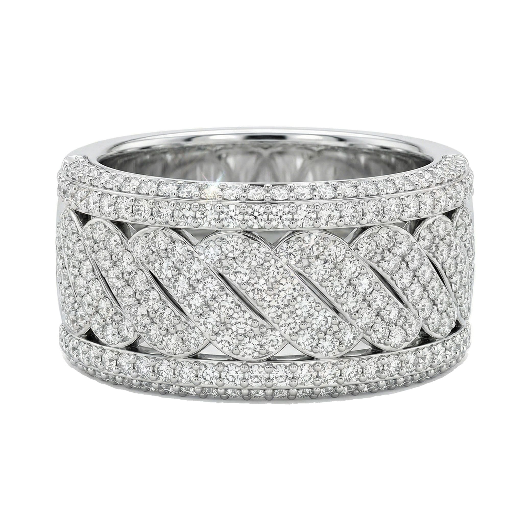 1.50 ct EF VS Moissanite Mens Wedding Band in 925 Sterling SIlver _ Sz0500 101833