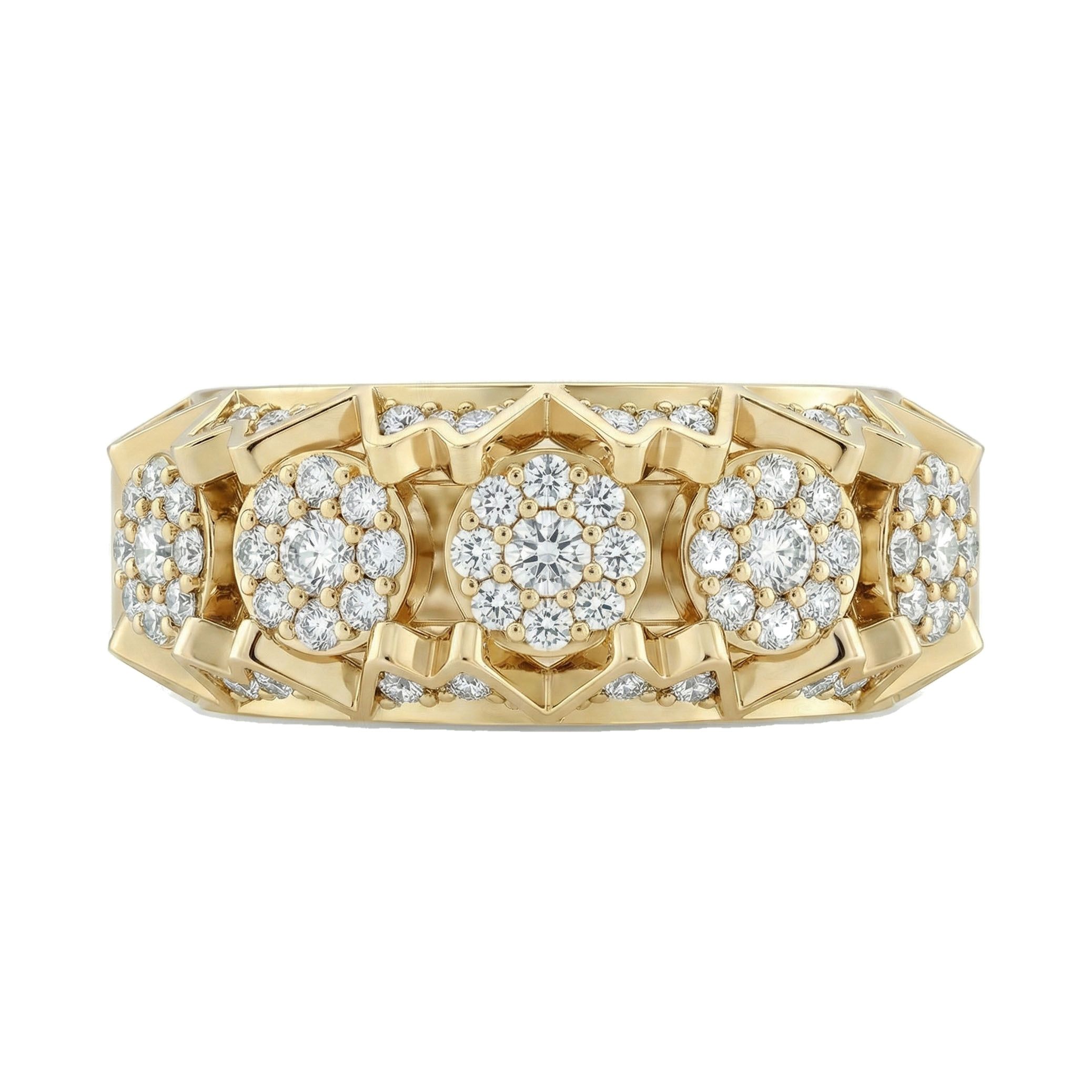 0.80 ct EF VS Lab Grown Diamond Mens Wedding Band in 14k Yellow Gold _ Sz0425 101911