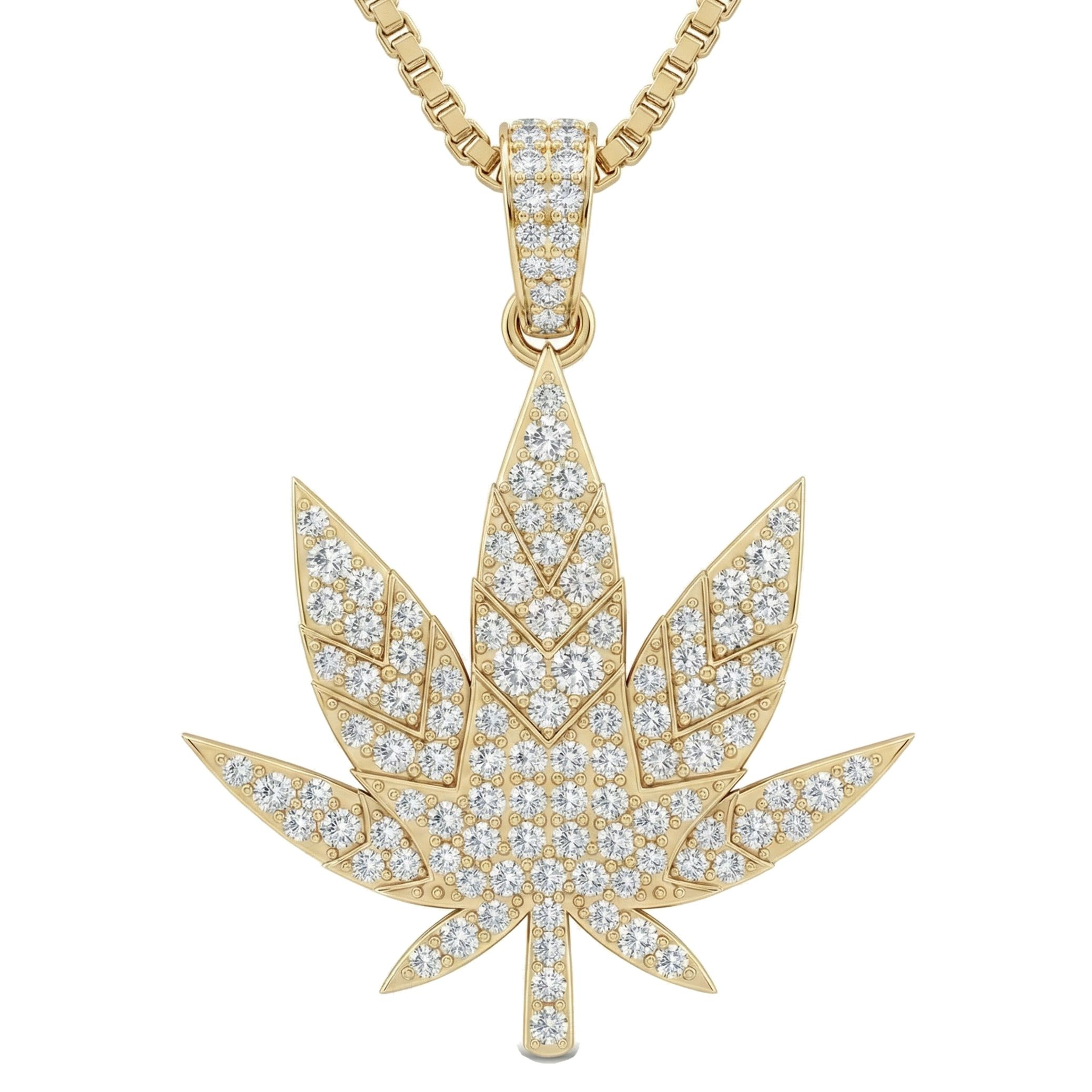 1.10 ct EF VS Lab Grown Diamond Flower Pendant in 10k Yellow Gold 16159