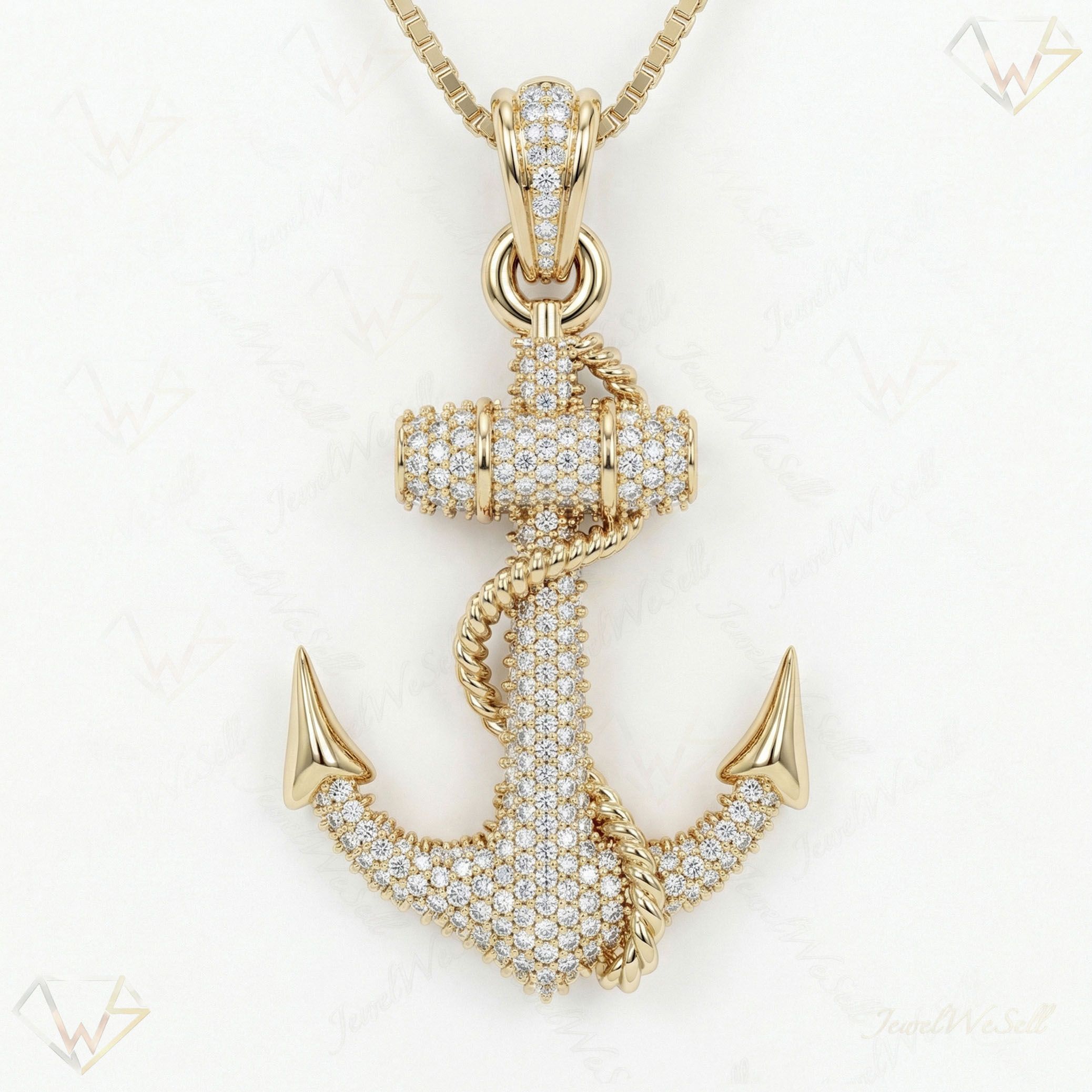 1.33 ct EF VS Lab Grown Diamond Shapes & Symbolic Pendant in 10k Yellow Gold 20074
