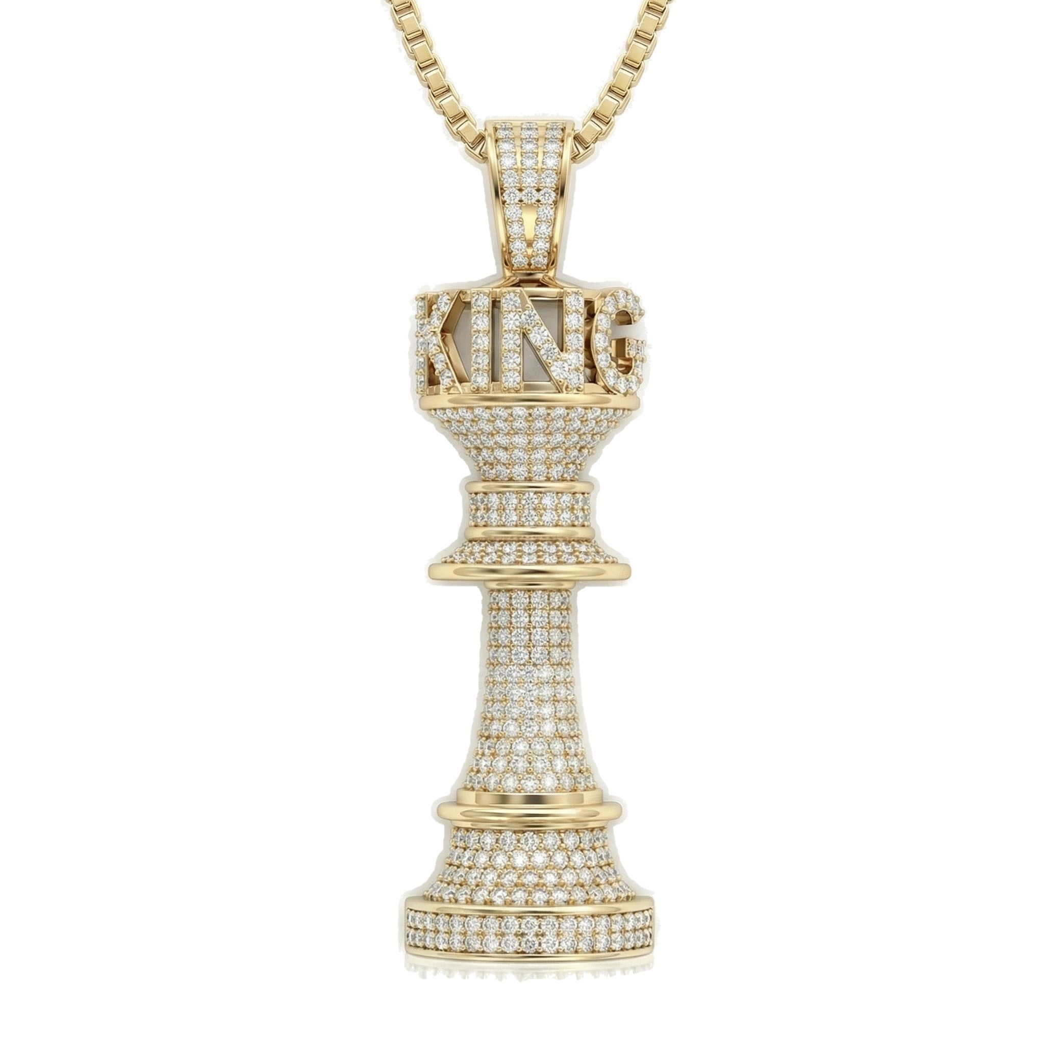 4.70 ct EF VS Lab Grown Diamond Sport Pendant in 14k Yellow Gold 200768