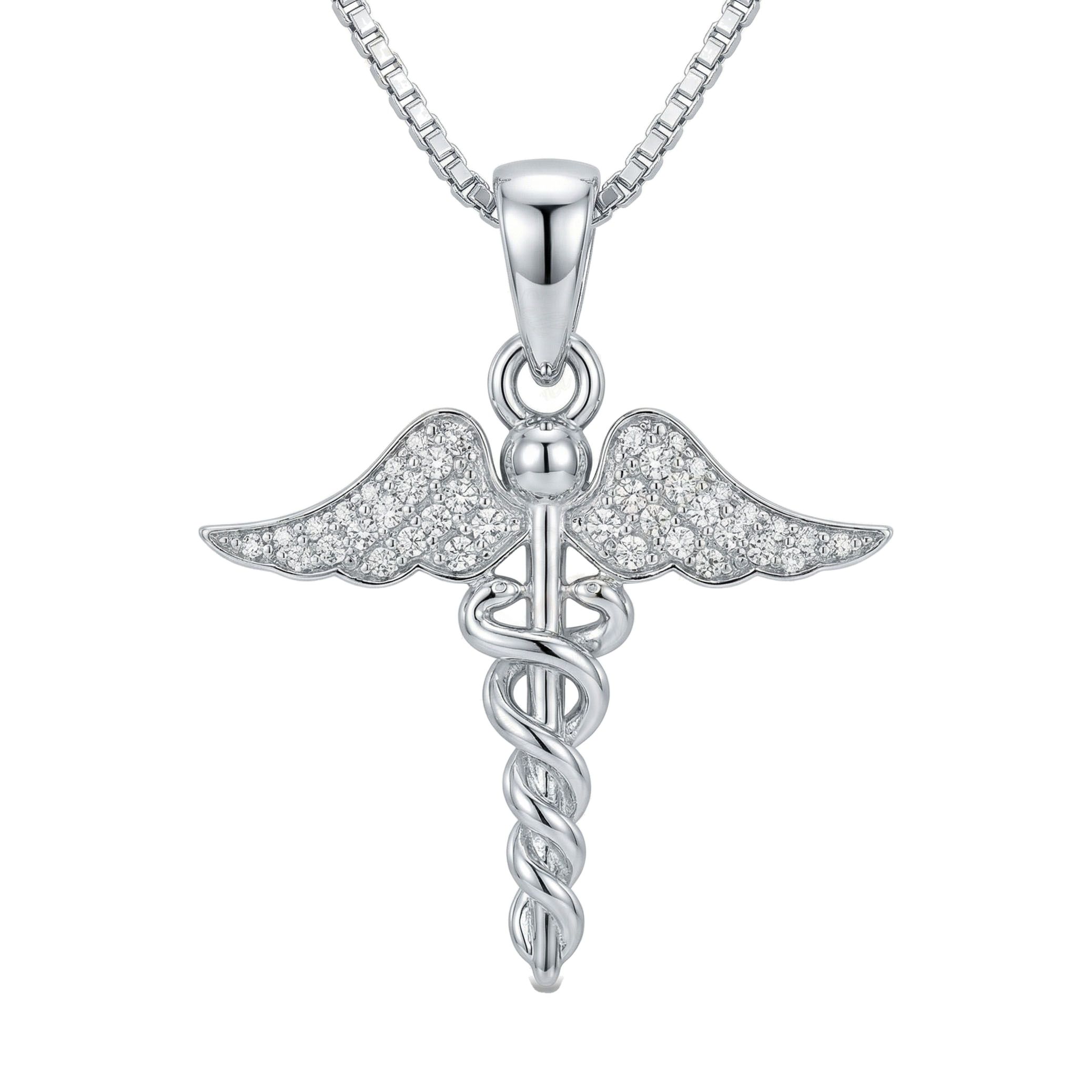 0.15 ct EF VS Lab Grown Diamond Cross Pendant in 14k White Gold 200866