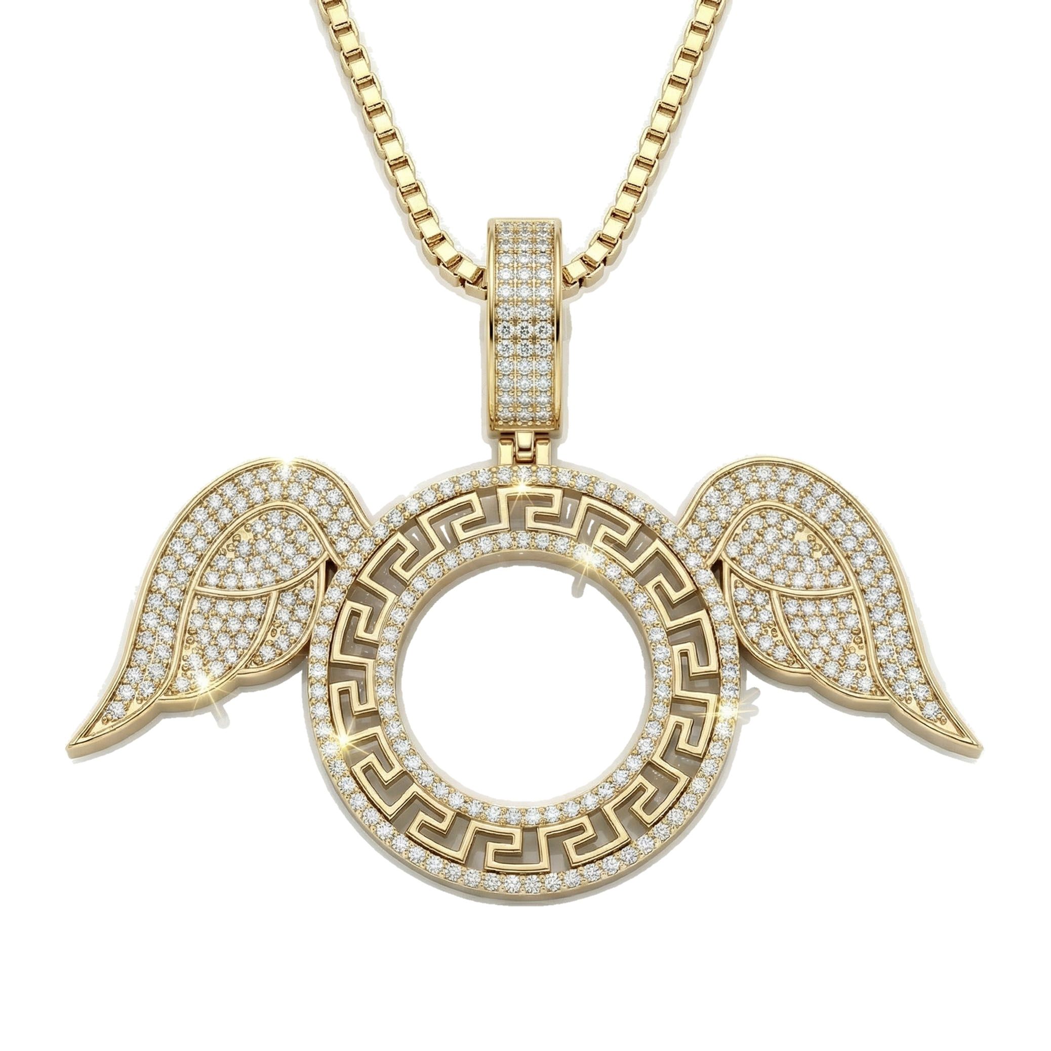 1.60 ct EF VS Lab Grown Diamond Memory Pendant in 14k Yellow Gold 201132