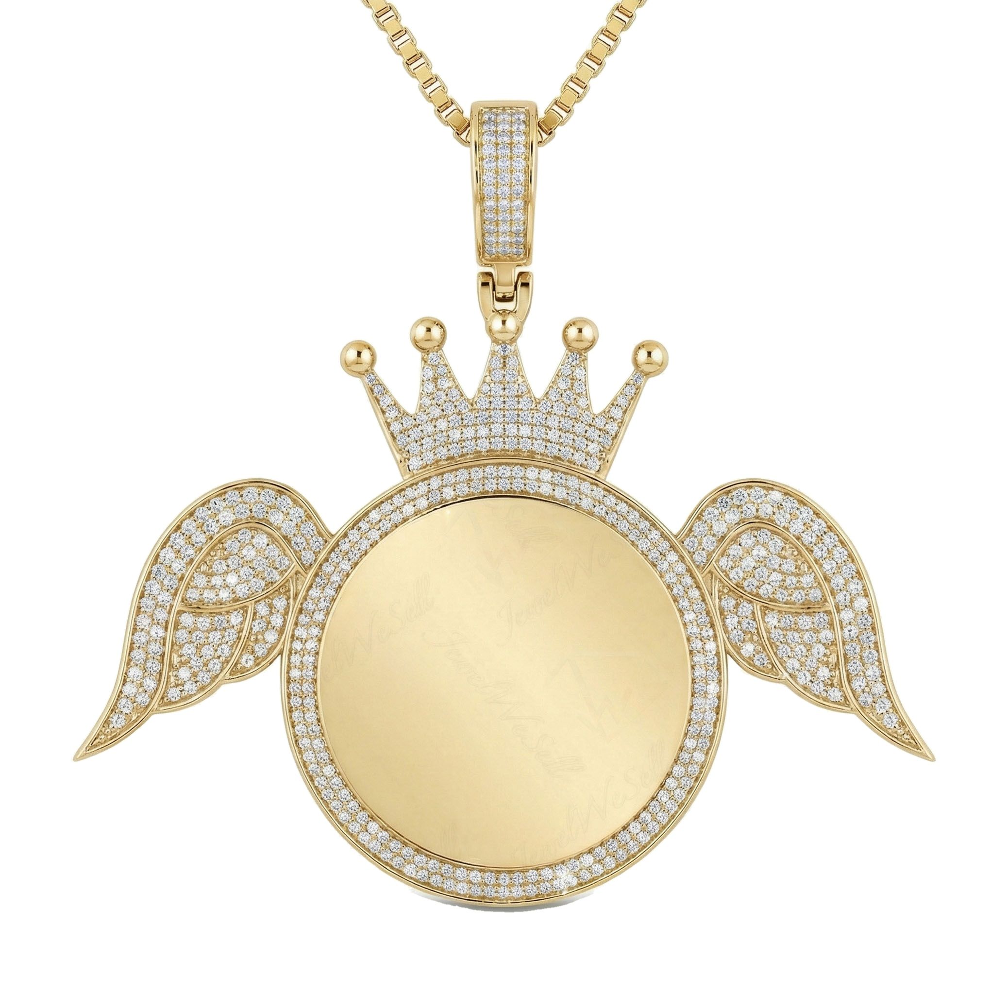 2.50 ct EF VS Lab Grown Diamond Memory Pendant in 10k Yellow Gold 201133