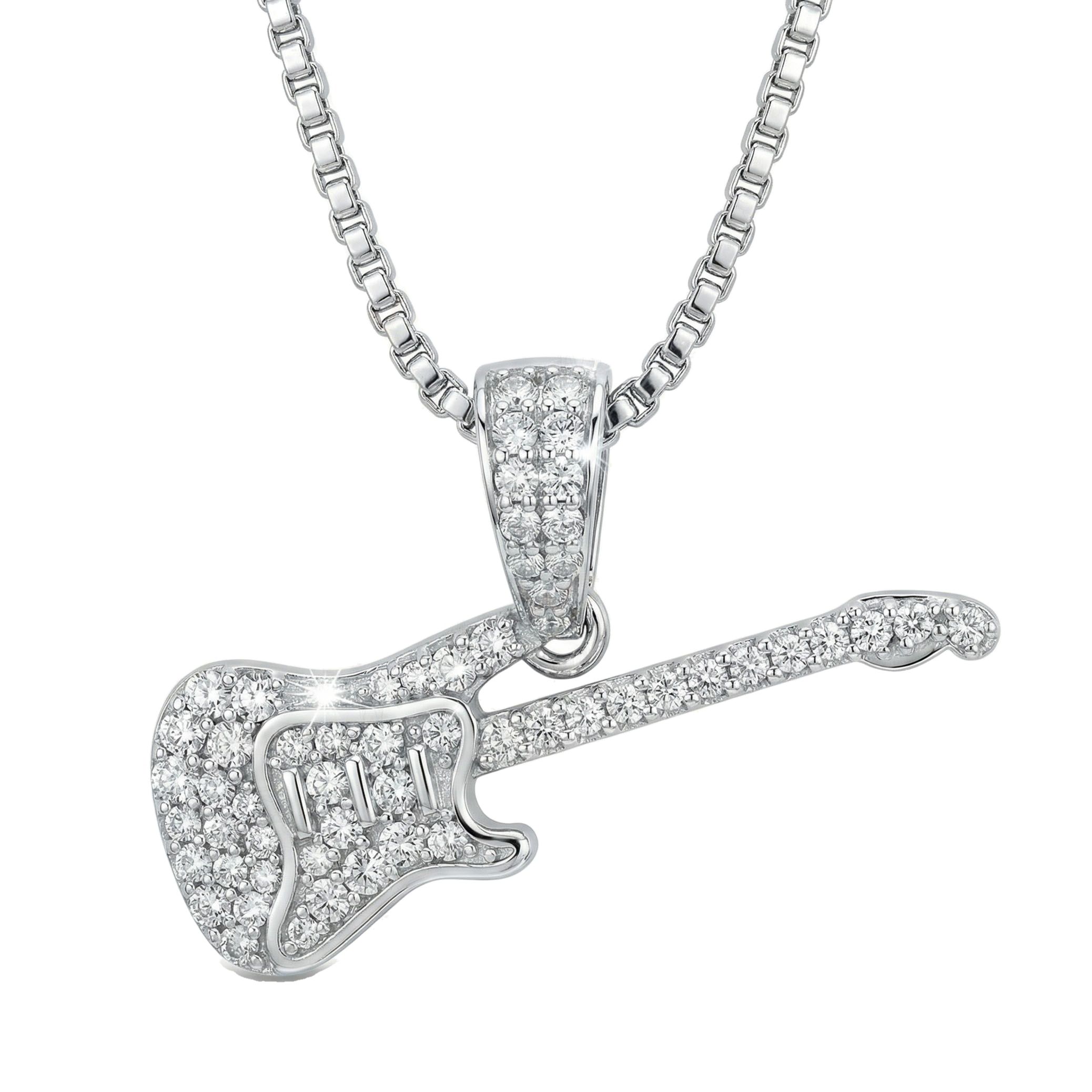 0.45 ct EF VS Lab Grown Diamond Musical Pendant in 10k White Gold 201583