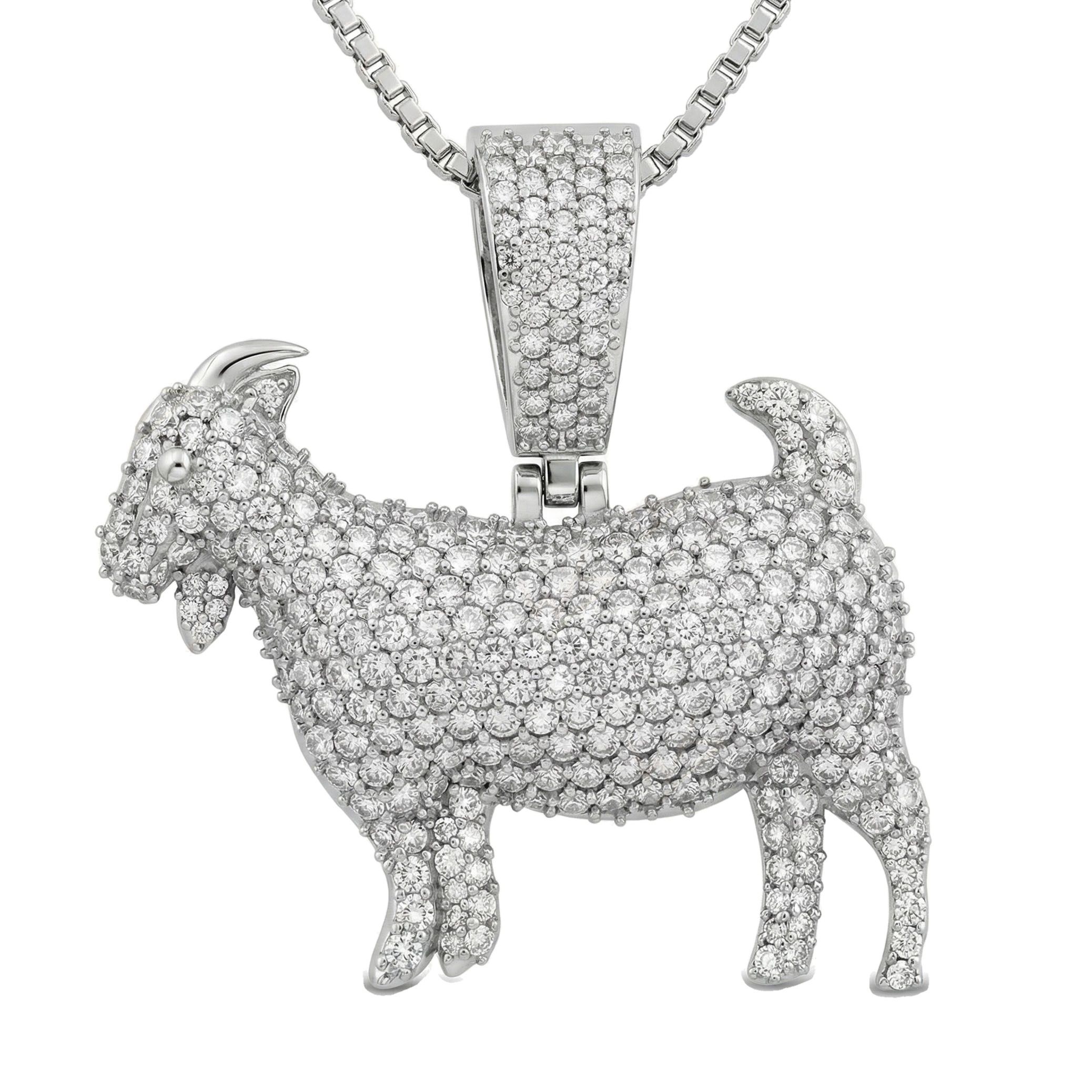 3.00 ct EF VS Lab Grown Diamond Animal Pendant in 10k White Gold 203250