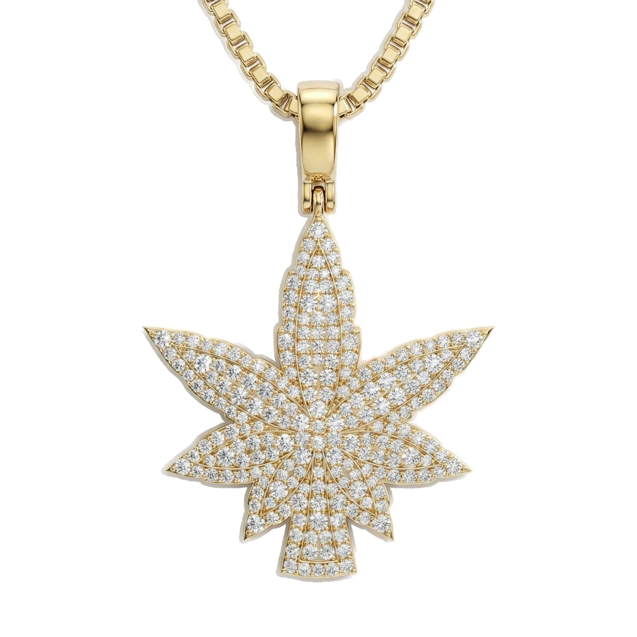 1.10 ct EF VS Lab Grown Diamond Flower Pendant in 14k Yellow Gold 203446