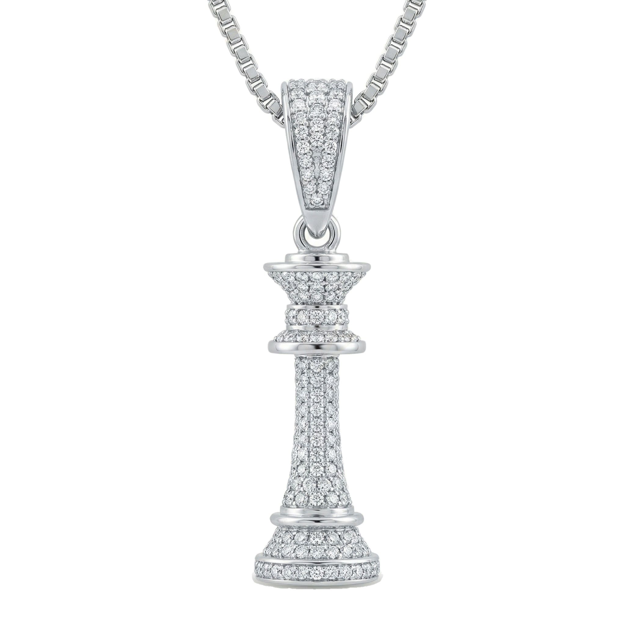 2.66 ct EF VS Lab Grown Diamond Sport Pendant in 10k White Gold 9296