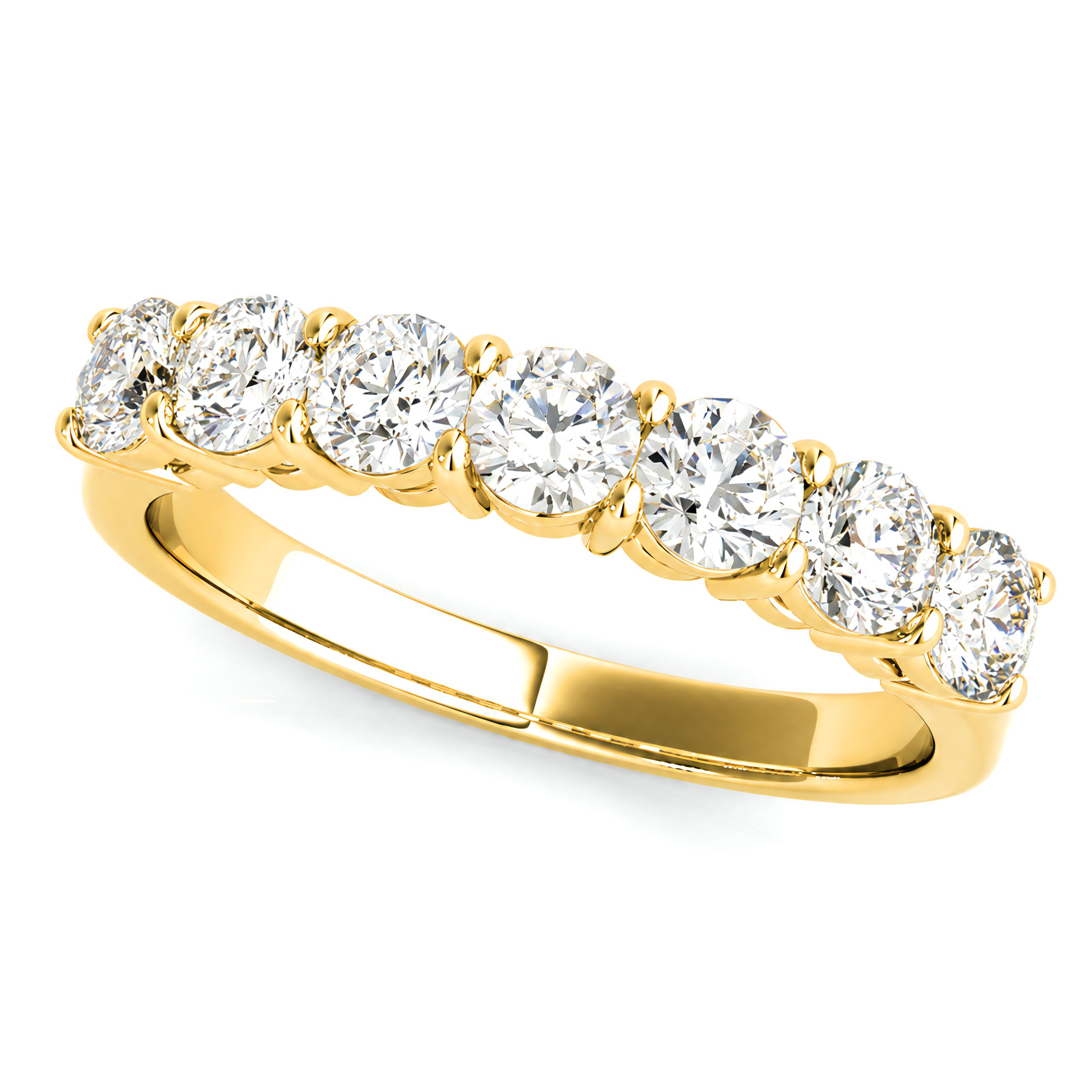 0.5 to 3 Carat Round Lab Grown Diamond Engagement Ring in 14K Gold