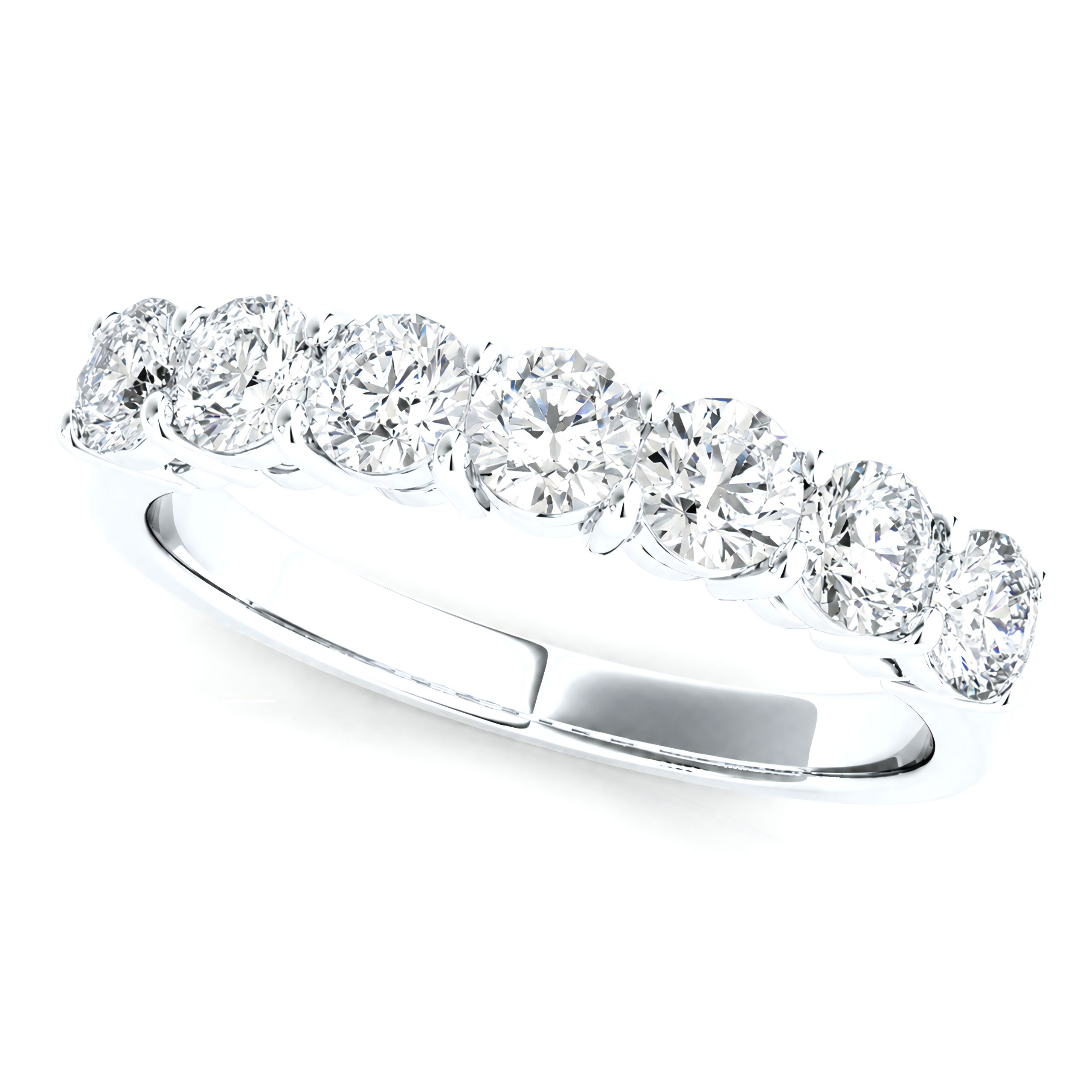 0.5 to 3 Carat Round Lab Grown Diamond Engagement Ring in 14K Gold
