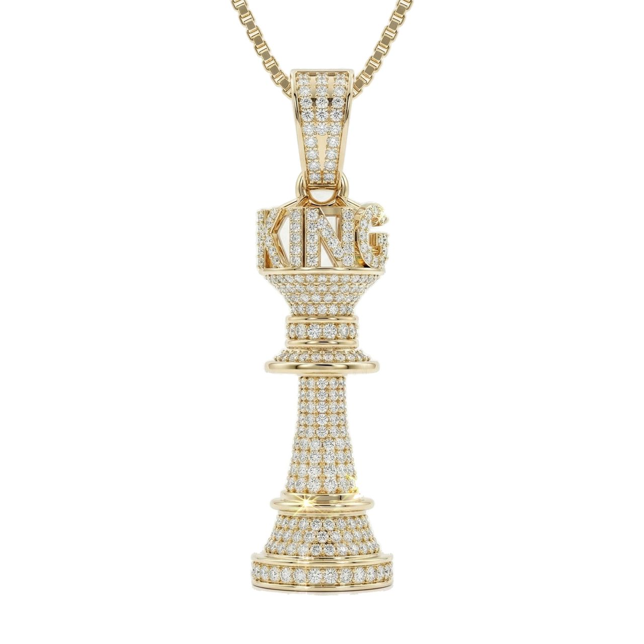 1.25 ct EF VS Lab Grown Diamond Sport Pendant in 10k Yellow Gold 200768 - Fine Jewelry by JewelWeSell