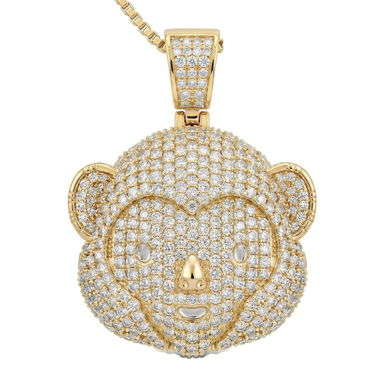 1.66 ct EF VS Lab Grown Diamond Cartoon Pendant in 14k Yellow Gold 232531 - Fine Jewelry by JewelWeSell