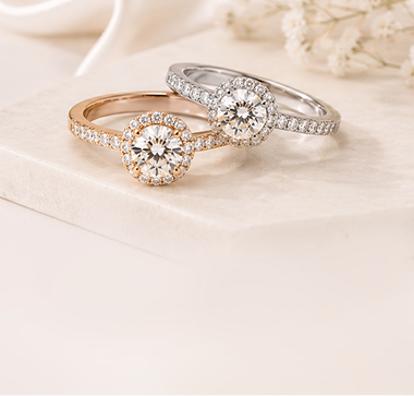 Gold diamond hoop earrings